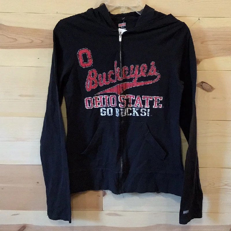 NCAA Soffe Ohio State Buckeyes Black Zip-Up Jacket YOUTH size Large Classic Women’s Sweatshirt