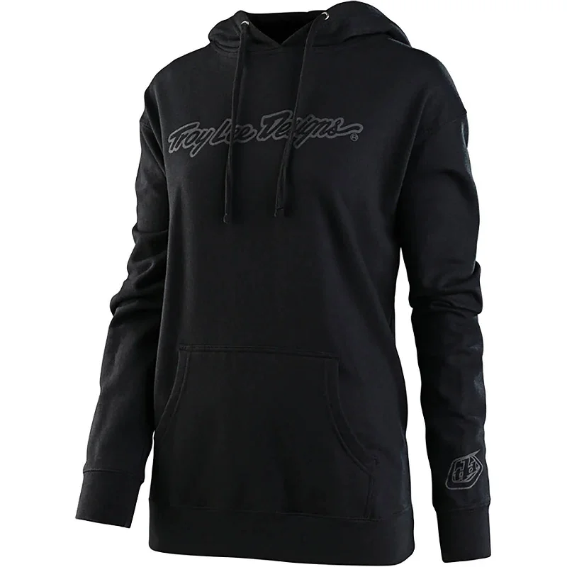 Troy Lee Designs Signature Women's Hoody Pullover Sweatshirts Fashionable Sweatshirts for Women