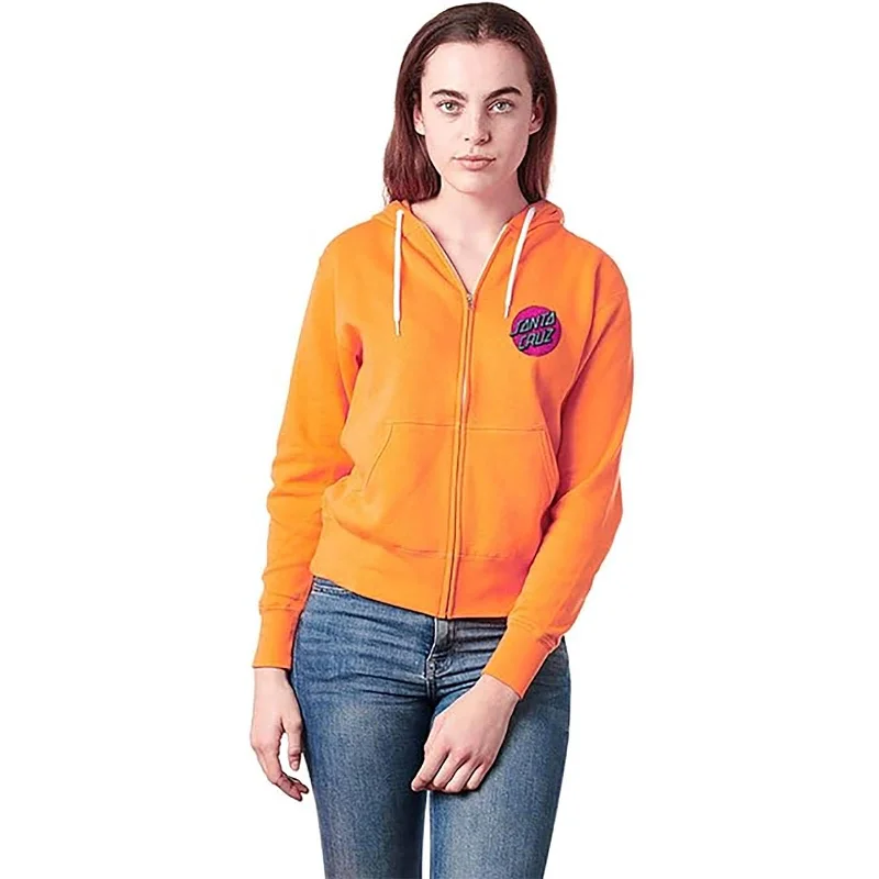 Santa Cruz Other Dot MW Women's Hoody Zip Sweatshirts (Brand New) Hooded Sweatshirt for Women