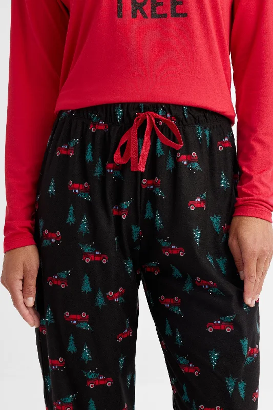 Pantalon pyjama de Noël en flanelle - Femme Warm pajama sets