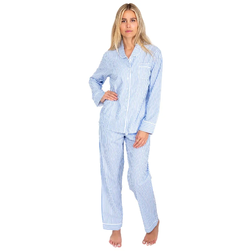 Women's Braddock Long PJ Set - Shutters Hotel Edition Couple pajama sets