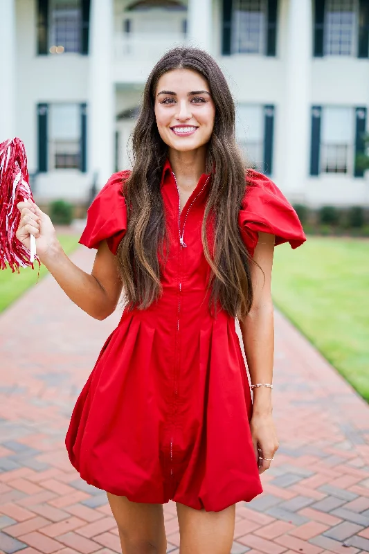 Elodie Dress - Scarlet Preppy mini dresses