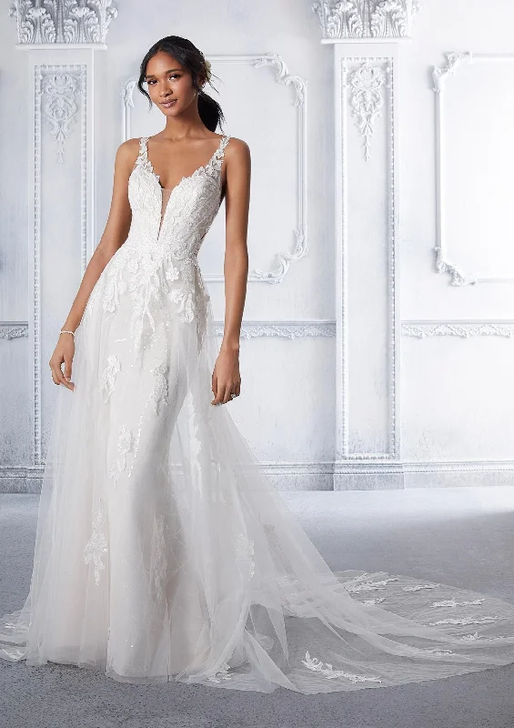 Morilee Calanthe Wedding Dress Classic Satin Gown