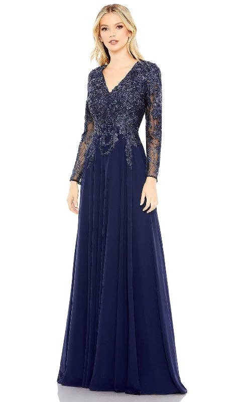 Mac Duggal 20388 - Embroidered Long Sleeve Formal Dress Luxury maxi dresses