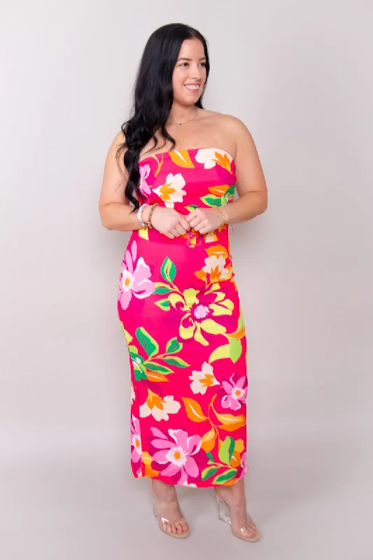 Tropic Like It's Hot Midi (Large) - FINAL SALE Expensive midi dresses