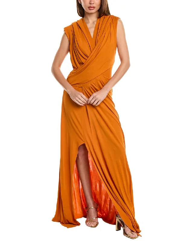 Alberta Ferretti Draped Gown Flowy unclassified dresses