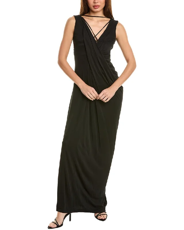 Alberta Ferretti Strappy Gown Y2K unclassified dresses