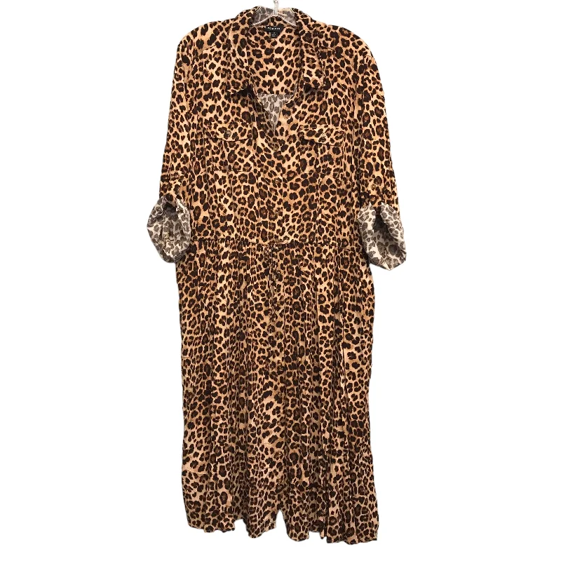 ANIMAL PRINT DRESS WORK by TORRID Size:3 Casual chic unclassified dresses