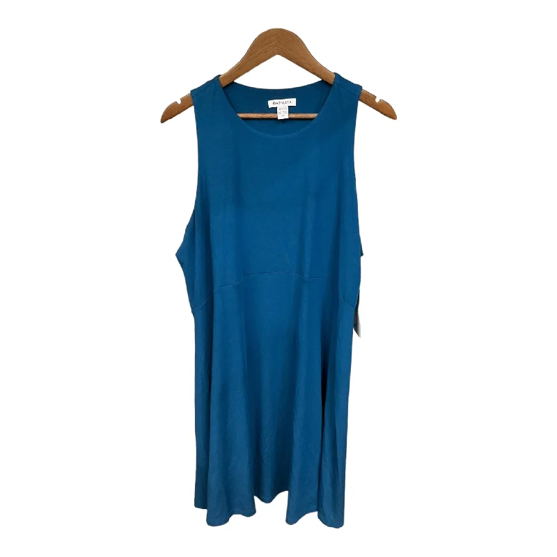 Athletic Dress By Athleta In Blue, Size: 2x A-line unclassified dresses