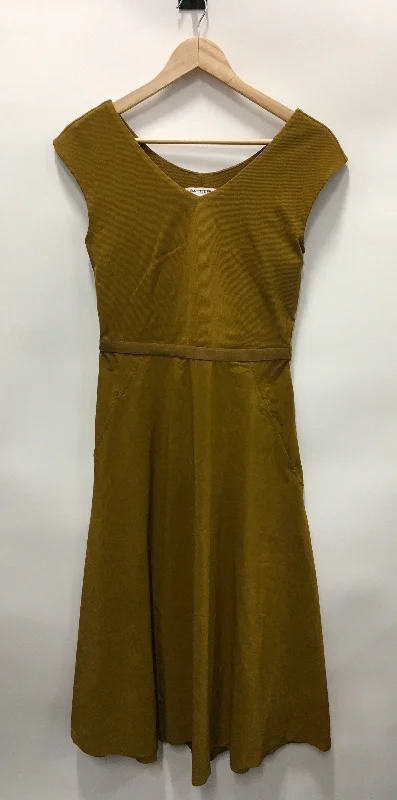 Athletic Dress By Athleta In Yellow, Size: M Stretchy unclassified dresses