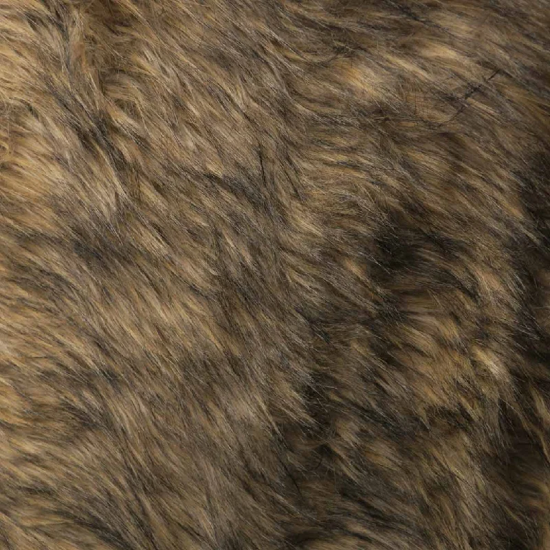 Brown Faux Fur Fabric Minimalist unclassified dresses