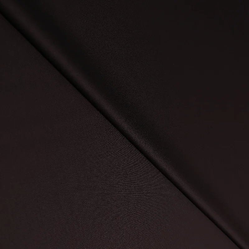 Dark Brown Solid Diamond Doppio Ritorto Super 130's Ariston Fabric Best-selling unclassified dresses