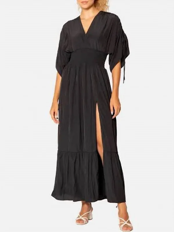 Davina Dress In Black Stretchy unclassified dresses