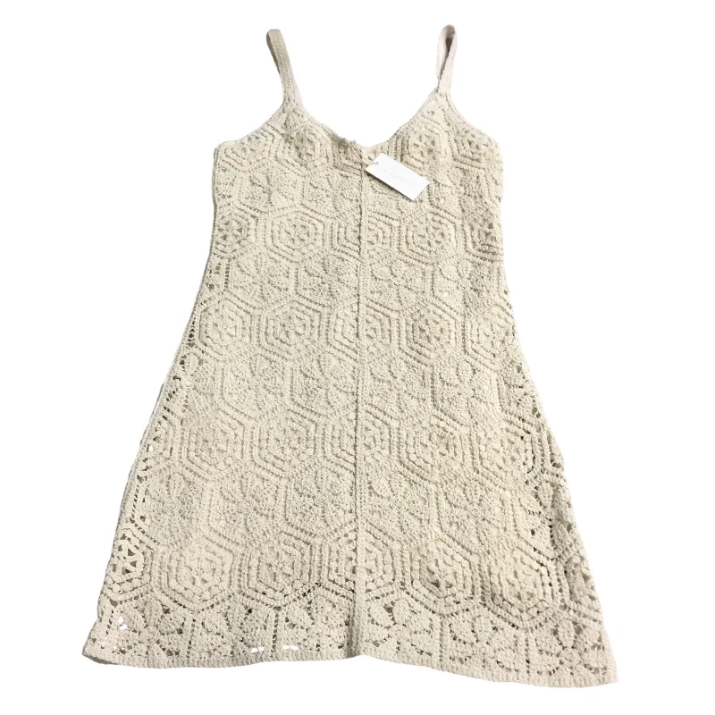 Dress Casual Midi By Z Supply In Beige, Size: L Polka Dot Midi