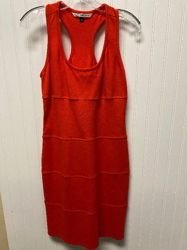 Dress Designer By Diane Von Furstenberg In Orange, Size: M Petite unclassified dresses