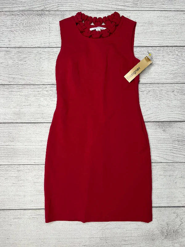 Dress Designer By Diane Von Furstenberg In Red, Size: Xs Preppy unclassified dresses