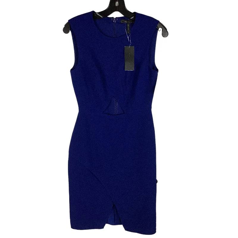 Dress Work By Bcbgmaxazria In Blue, Size: 4 Minimalist unclassified dresses