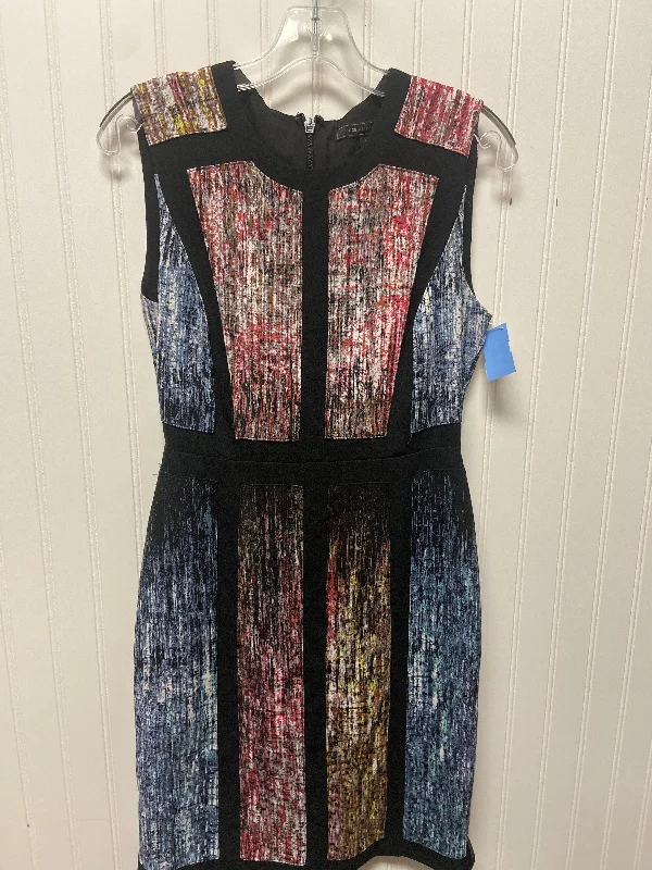 Dress Work By Bcbgmaxazria In Multi-colored, Size: S Bodycon unclassified dresses