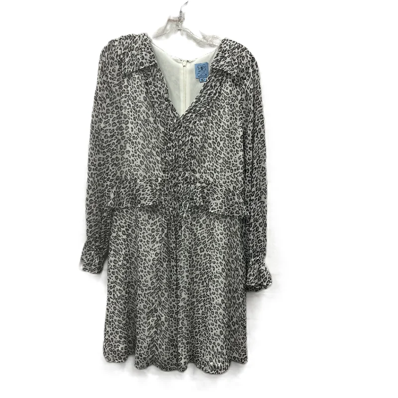 Dress Work By Cece In Grey, Size: 14 Comfortable unclassified dresses