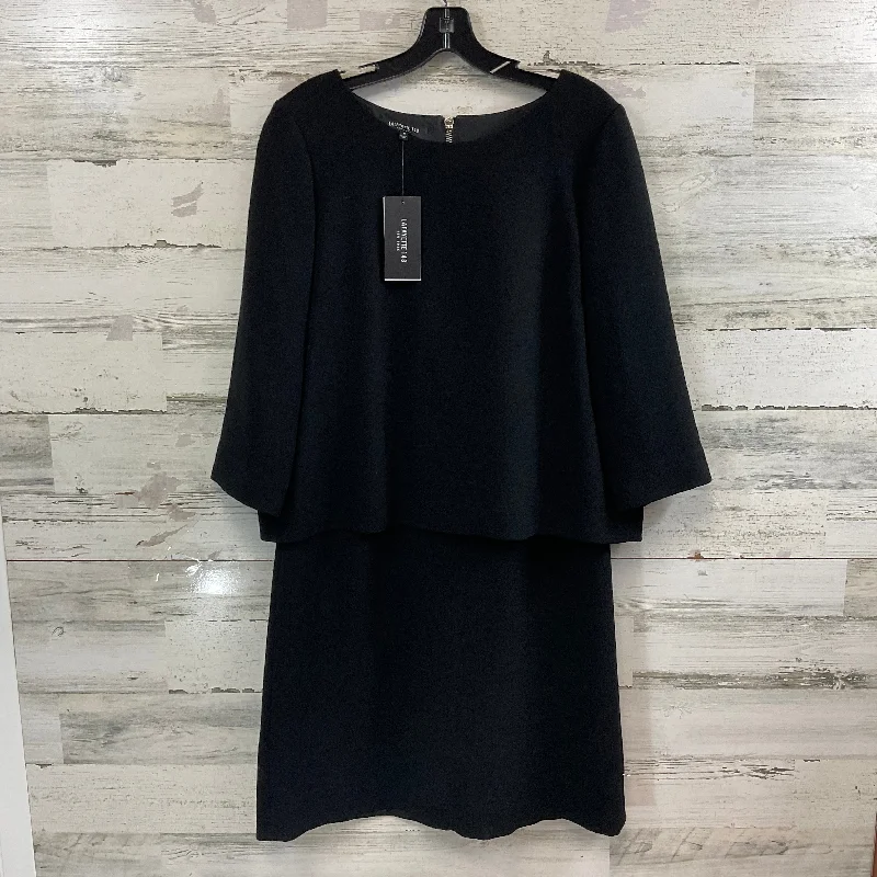 Dress Work By Lafayette 148 In Black, Size: M Street style unclassified dresses