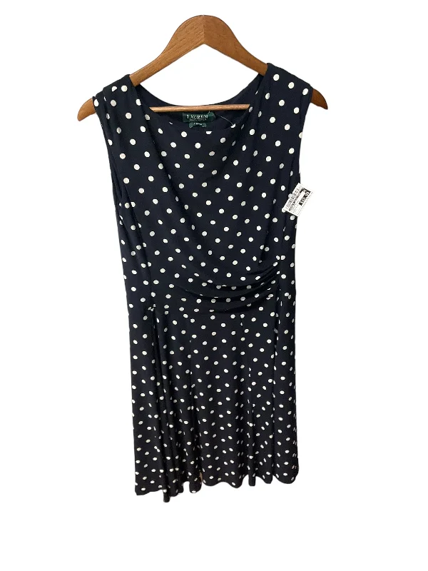 Dress Work By Lauren By Ralph Lauren In Polkadot Pattern, Size: L Y2K unclassified dresses