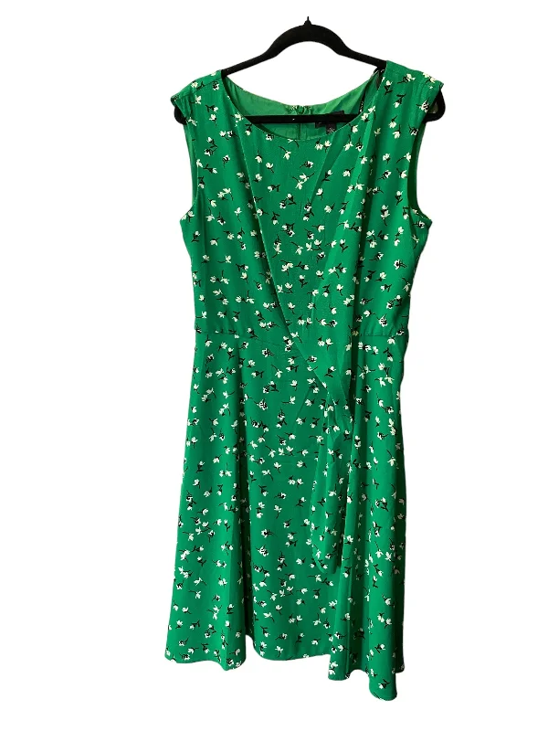 Dress Work By Tahari By Arthur Levine In Green, Size: L Sequin unclassified dresses