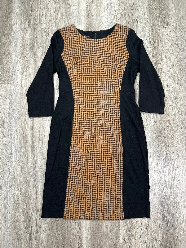 Dress Work By Talbots In Black & Brown, Size: S Bodycon unclassified dresses