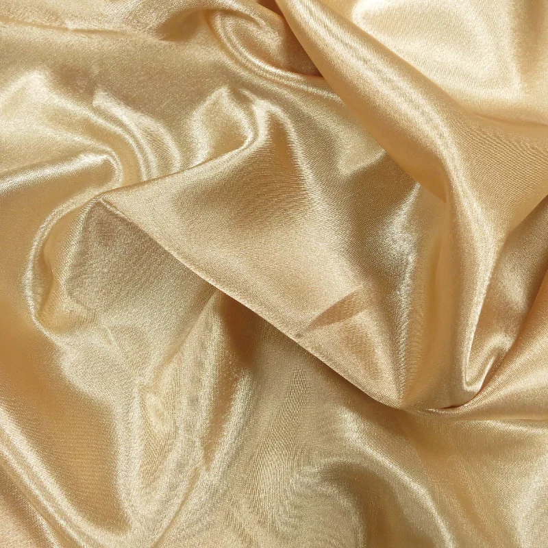 Gold Polyester Crepe Back Satin Trendy unclassified dresses