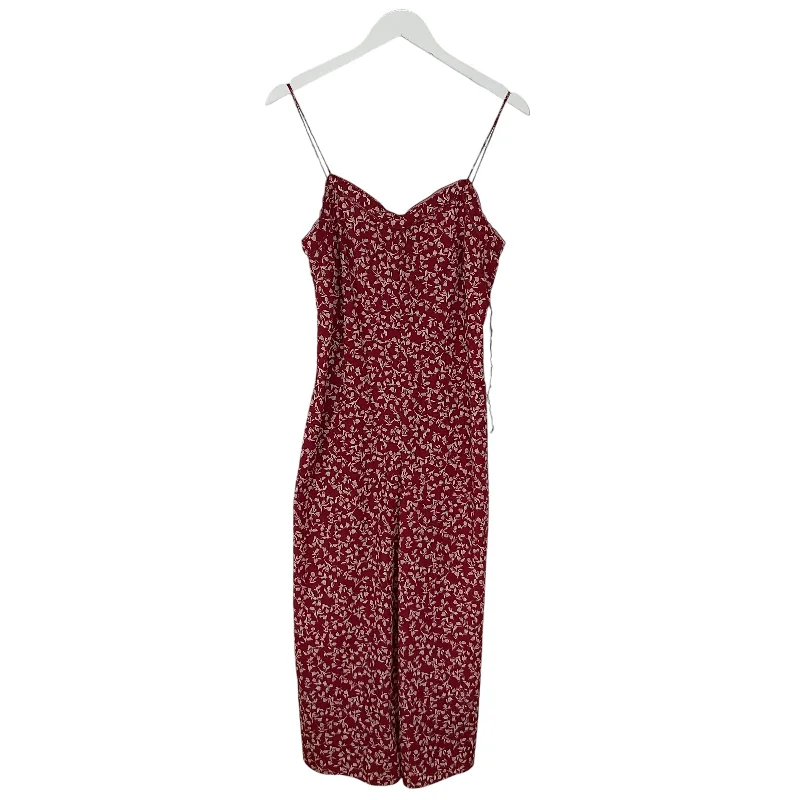 Jumpsuit By Kensie In Red, Size: S Open-back unclassified dresses