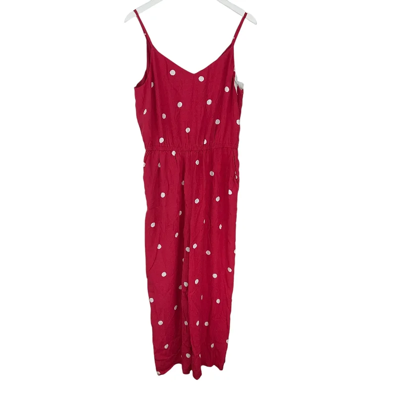 Jumpsuit By Loft In Red, Size: M Best-selling unclassified dresses