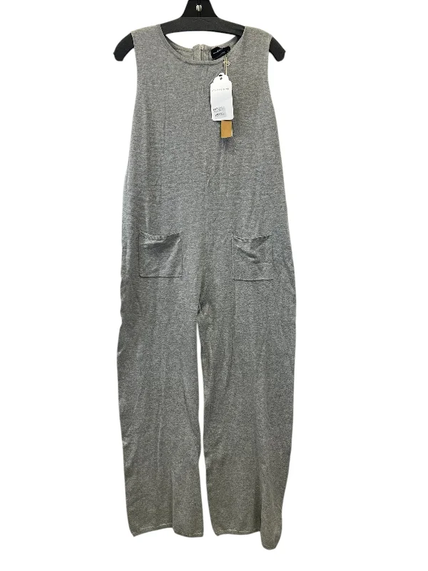 Jumpsuit By Mustard Seed In Grey, Size: M Luxury unclassified dresses