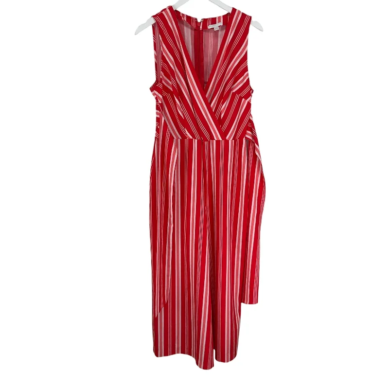 Jumpsuit By New York And Co In Striped Pattern, Size: M High-end unclassified dresses