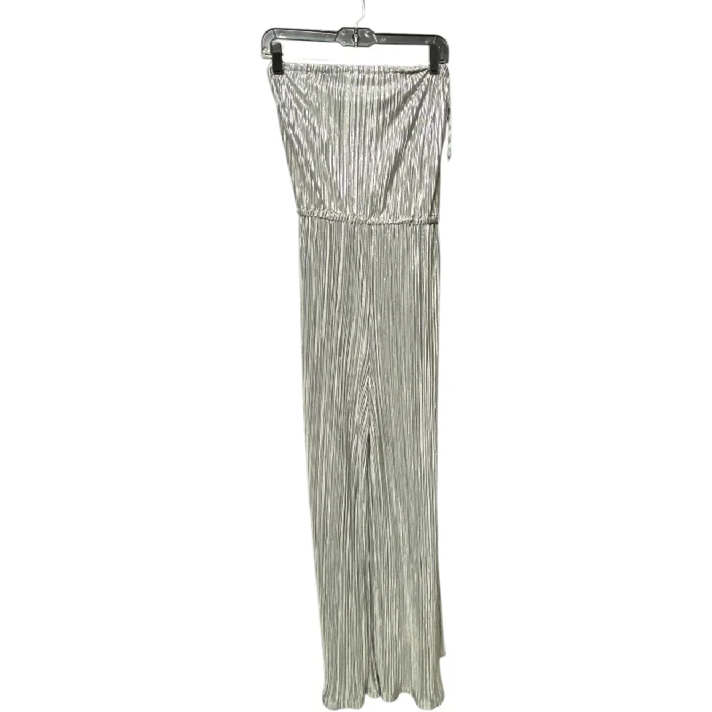 Jumpsuit By She + Sky In Silver, Size: L Elegant evening unclassified dresses