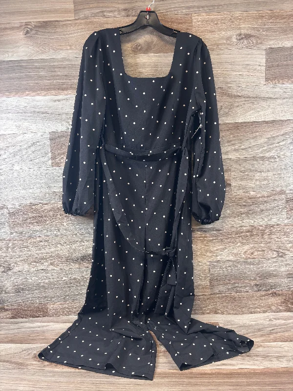 Jumpsuit By Shein In Polkadot Pattern, Size: Xl Boho unclassified dresses