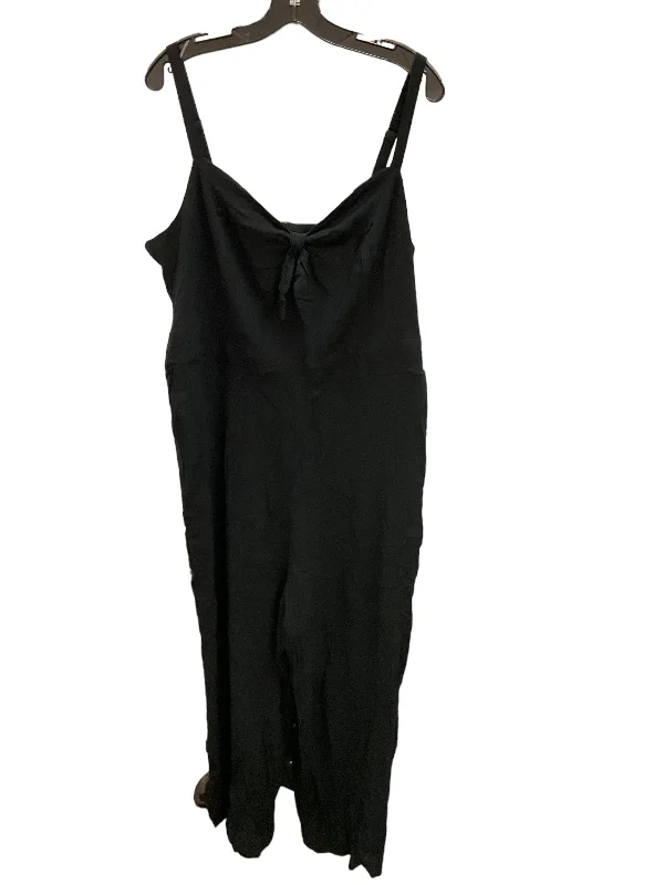 Jumpsuit By Torrid In Black, Size: 22 Spring unclassified dresses