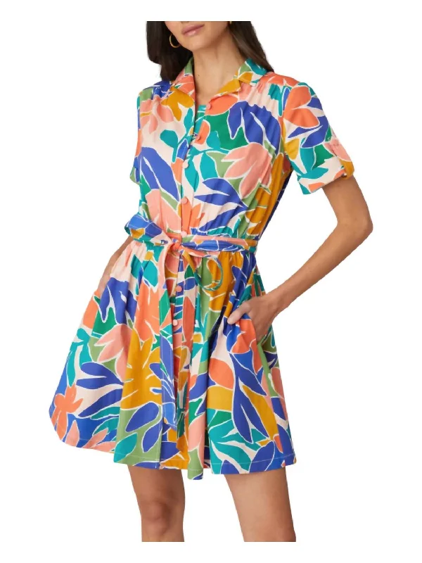 Kyanna Dress In Sunburst Multi Soft fabric unclassified dresses