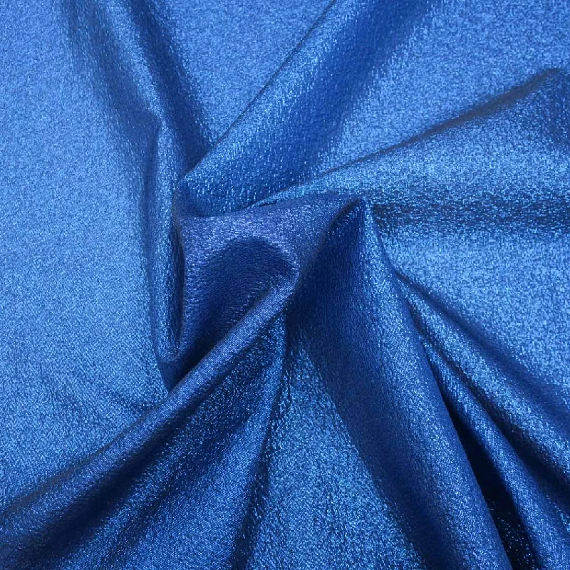 Metallic Gradient Blue Liquid Polyester Organza Fabric Stretchy unclassified dresses