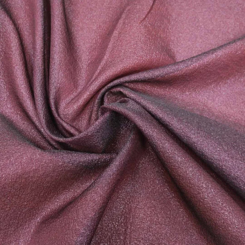 Metallic Gradient Wine Liquid Polyester Organza Fabric Soft fabric unclassified dresses