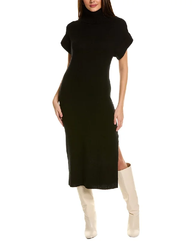 philosophy Turtleneck Cashmere Midi Dress Vintage Midi Skirt