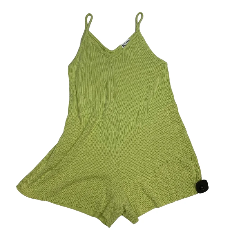 Romper By Bucket List In Green, Size: L Cotton unclassified dresses