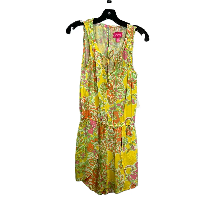 Romper By Lilly Pulitzer for Target In Yellow, Size: S Lightweight unclassified dresses