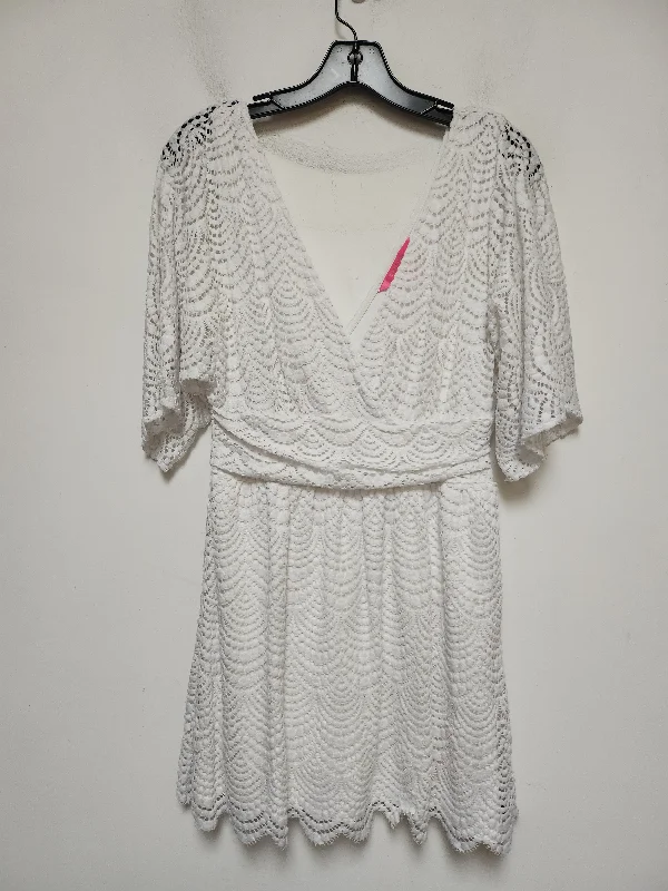 Romper By Lilly Pulitzer In White, Size: S Dark color unclassified dresses