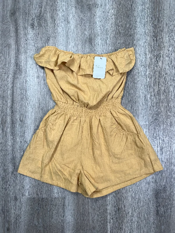 Romper By Promesa In Yellow, Size: M Wedding guest unclassified dresses