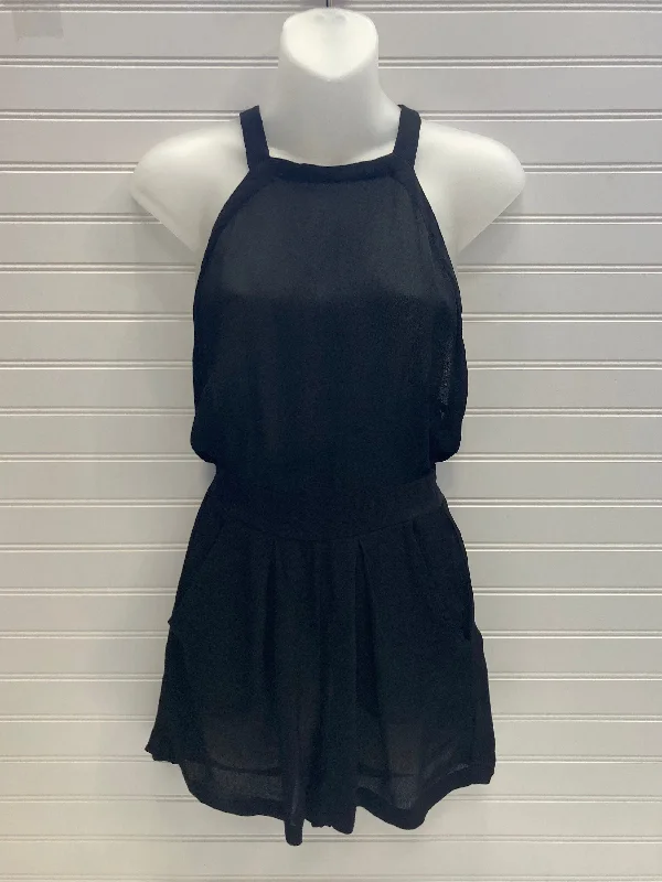 Romper By Tigerlily Nights In Black, Size: 2 Summer unclassified dresses