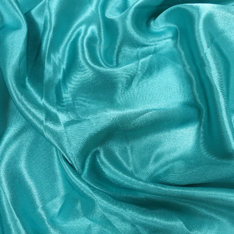 Teal Polyester Crepe Back Satin Affordable unclassified dresses