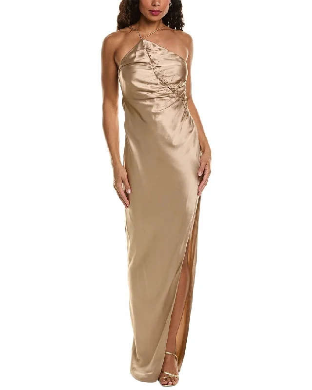 THE SEI The Leaf Silk Gown Discounted unclassified dresses