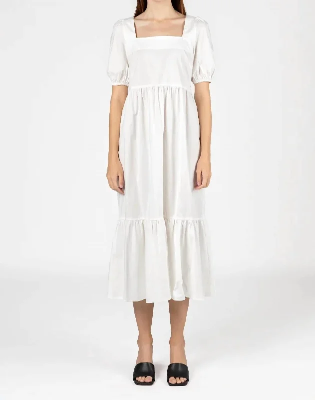 The Zaria Dress In White Trendy unclassified dresses