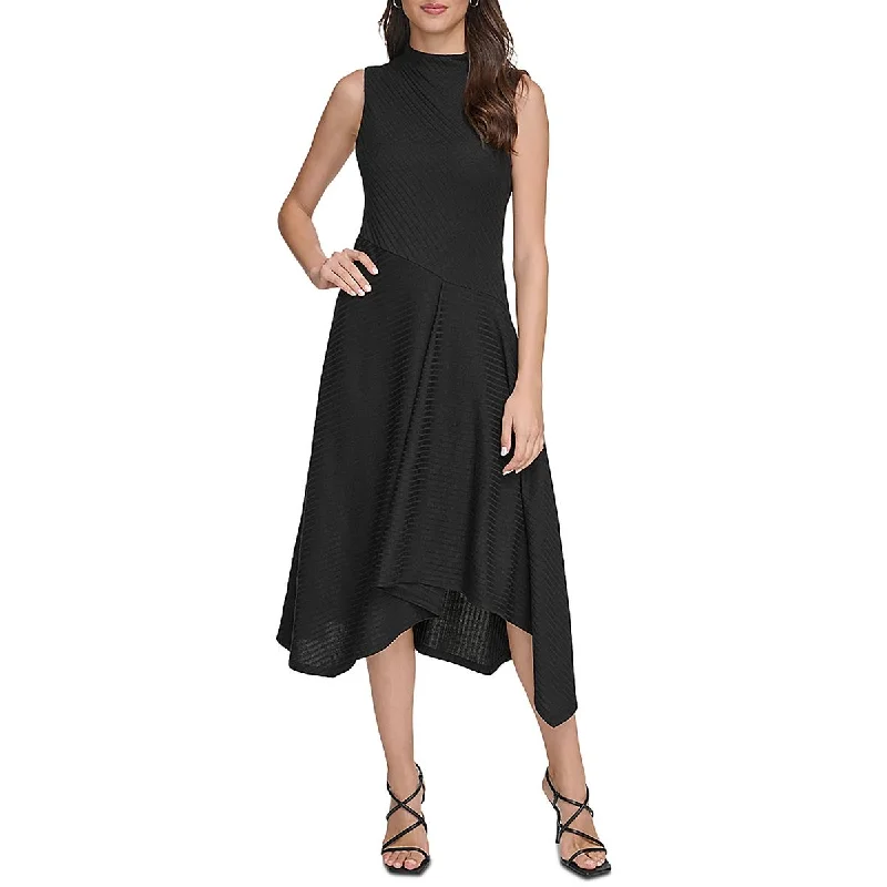 Womens Asymmetrical Sleeveless Sheath Dress Lightweight unclassified dresses