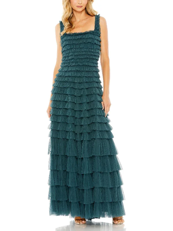 Womens Tiered Formal Evening Dress Discounted unclassified dresses