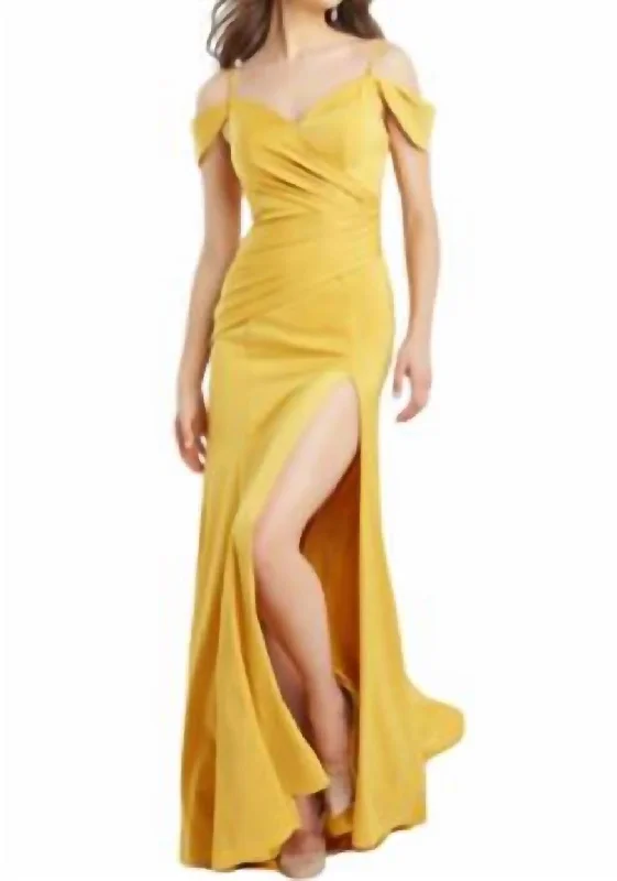 Yellow Jovani Gown Fashionable unclassified dresses